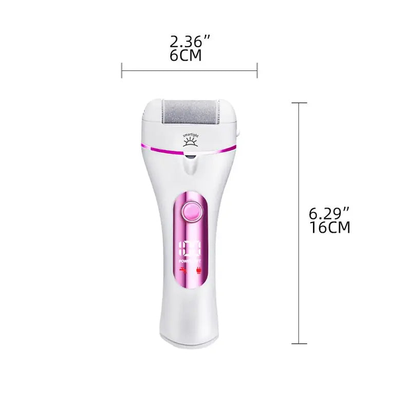 Electric Foot Callus Remover with Lcd Display (1 Piece), Usb Rechargeable Portable Electronic Foot File Pedicure Tool, Professional Pedicure Tool, Foot Care for Men & Women