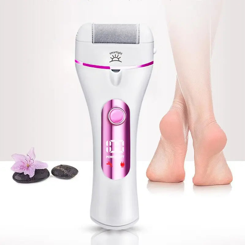 Electric Foot Callus Remover with Lcd Display (1 Piece), Usb Rechargeable Portable Electronic Foot File Pedicure Tool, Professional Pedicure Tool, Foot Care for Men & Women